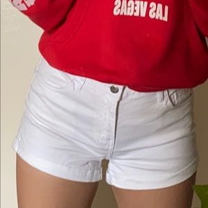 white shorts